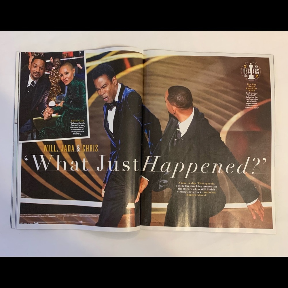 People Will Smith “Shock at the Oscars” Issue April 11, 2022 Magazine - Picture 2 of 6